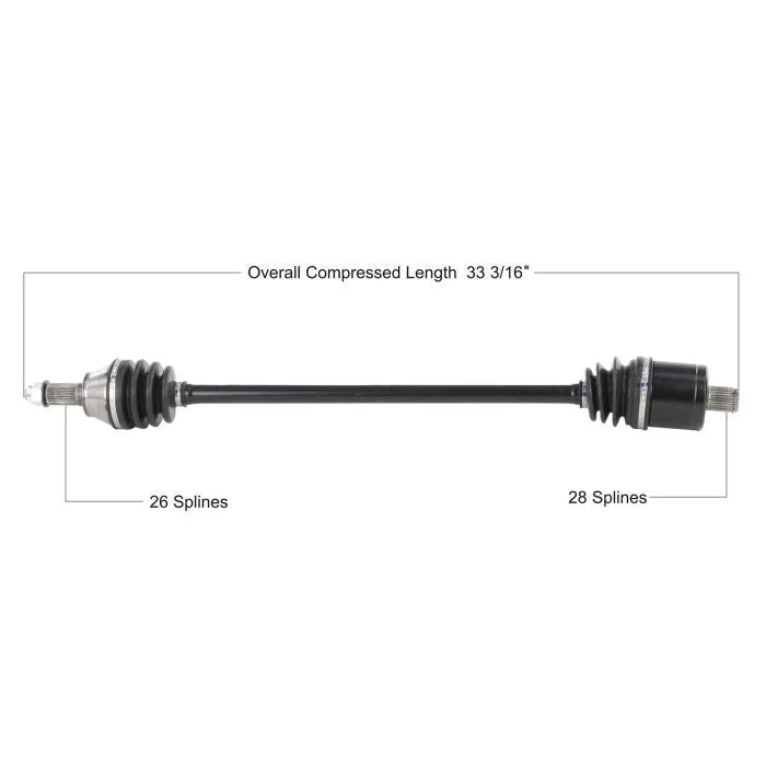Tytaneum OE Replacement CV Axle POL-7080 fits Polaris