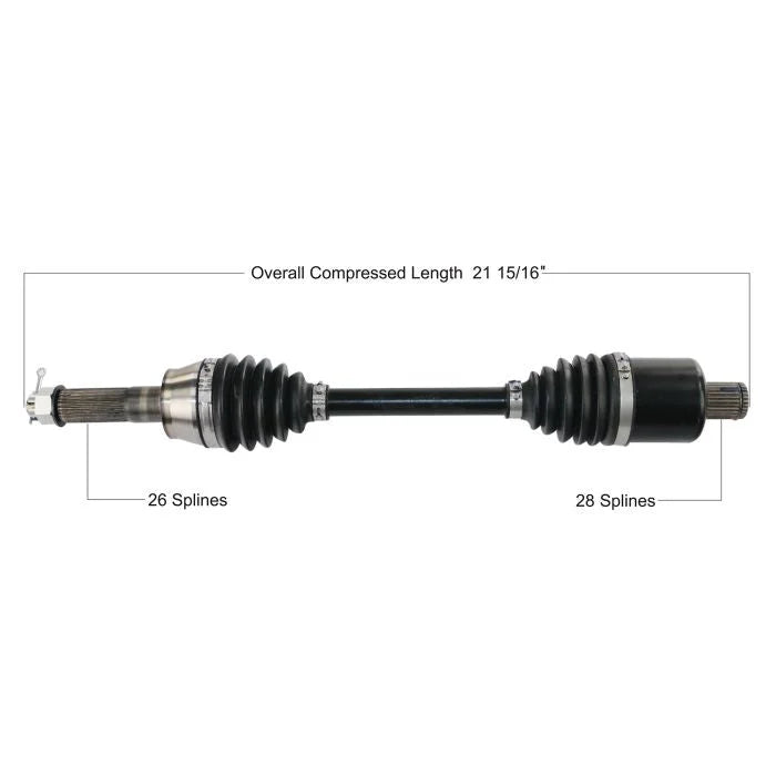 Tytaneum TYTANEUM HEAVY DUTY CV AXLE POL-6067HD fits Polaris