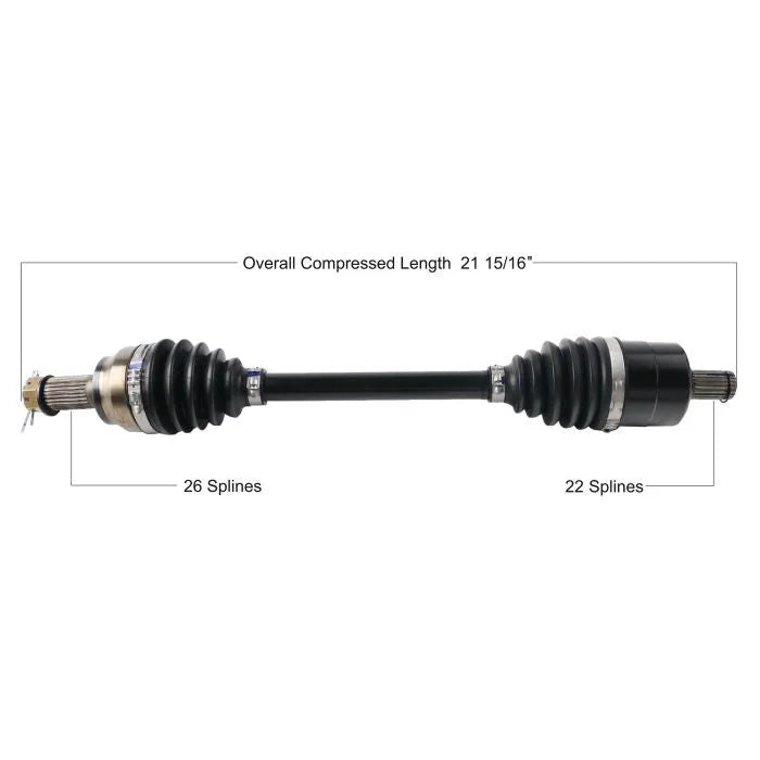 Tytaneum TYTANEUM HEAVY DUTY CV AXLE POL-6077HD fits Polaris