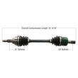 Load image into Gallery viewer, Tytaneum TYTANEUM OE REPLACEMENT CV AXLE 813-0068 fits Honda