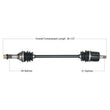 Load image into Gallery viewer, Tytaneum TYTANEUM OE REPLACEMENT CV AXLE 813-0355