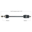 Load image into Gallery viewer, Tytaneum TYTANEUM OE REPLACEMENT CV AXLE 813-0360