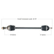 Load image into Gallery viewer, Tytaneum TYTANEUM OE REPLACEMENT CV AXLE 813-0364