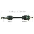 Load image into Gallery viewer, Tytaneum TYTANEUM OE REPLACEMENT CV AXLE FRONT 813-0025 fits Can-Am