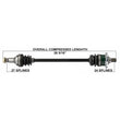 Load image into Gallery viewer, Tytaneum TYTANEUM OE REPLACEMENT CV AXLE FRONT LEFT / REAR LEFT 813-0012 fits Arctic CAT