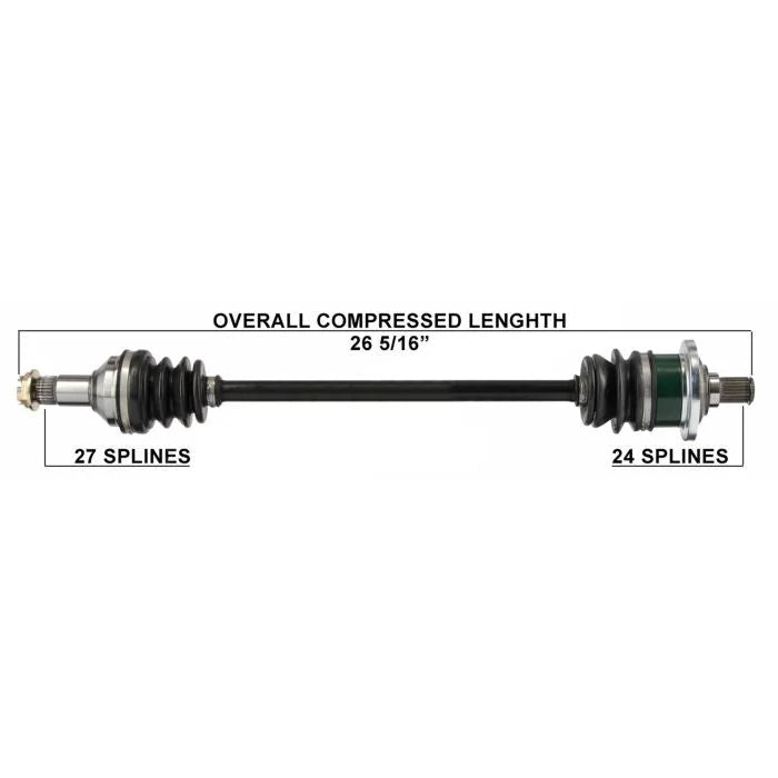 Tytaneum TYTANEUM OE REPLACEMENT CV AXLE FRONT LEFT / REAR LEFT 813-0012 fits Arctic CAT