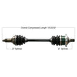 Load image into Gallery viewer, Tytaneum TYTANEUM OE REPLACEMENT CV AXLE FRONT LEFT / RIGHT 813-0007 fits Arctic CAT