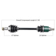 Load image into Gallery viewer, Tytaneum TYTANEUM OE REPLACEMENT CV AXLE FRONT LEFT / RIGHT 813-0015 fits Arctic CAT