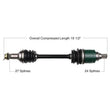 Load image into Gallery viewer, Tytaneum TYTANEUM OE REPLACEMENT CV AXLE FRONT LEFT / RIGHT 813-0020 fits Arctic CAT