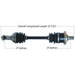 Load image into Gallery viewer, Tytaneum TYTANEUM OE REPLACEMENT CV AXLE FRONT LEFT / RIGHT 813-0022 fits Arctic CAT