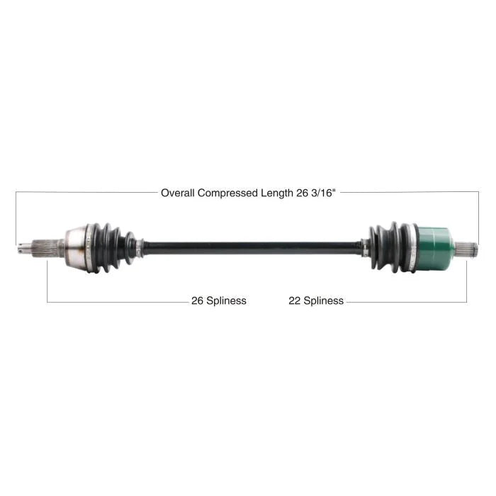 Tytaneum TYTANEUM OE REPLACEMENT CV AXLE FRONT LEFT / RIGHT 813-0150 fits Polaris