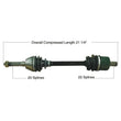 Load image into Gallery viewer, Tytaneum TYTANEUM OE REPLACEMENT CV AXLE FRONT LEFT / RIGHT 813-0151 fits Polaris