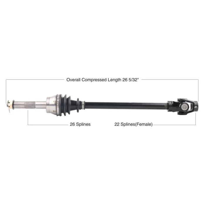 Tytaneum TYTANEUM OE REPLACEMENT CV AXLE FRONT LEFT / RIGHT 813-0164 fits Polaris