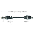 Load image into Gallery viewer, Tytaneum TYTANEUM OE REPLACEMENT CV AXLE FRONT LEFT / RIGHT 813-0166 fits Polaris