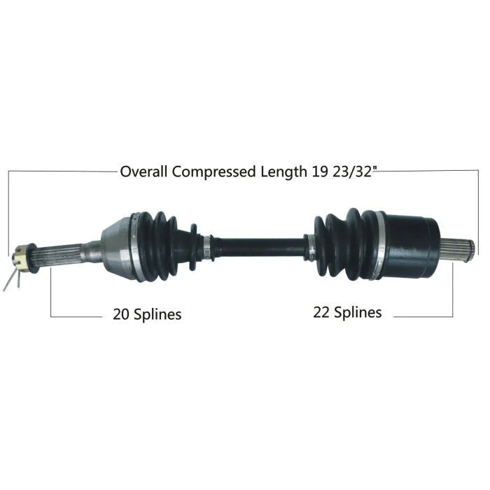 Tytaneum TYTANEUM OE REPLACEMENT CV AXLE FRONT LEFT / RIGHT 813-0167 fits Polaris