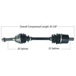 Load image into Gallery viewer, Tytaneum TYTANEUM OE REPLACEMENT CV AXLE FRONT LEFT / RIGHT 813-0168 fits Polaris