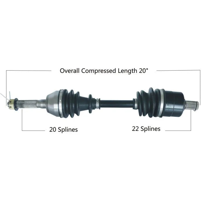 Tytaneum TYTANEUM OE REPLACEMENT CV AXLE FRONT LEFT / RIGHT 813-0170 fits Polaris