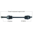 Load image into Gallery viewer, Tytaneum TYTANEUM OE REPLACEMENT CV AXLE FRONT LEFT / RIGHT 813-0173 fits Polaris