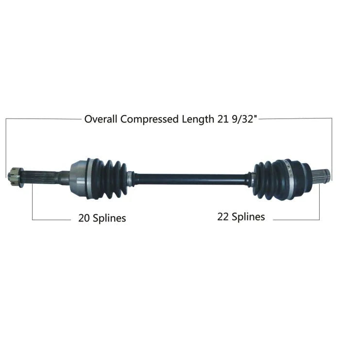 Tytaneum TYTANEUM OE REPLACEMENT CV AXLE FRONT LEFT / RIGHT 813-0173 fits Polaris