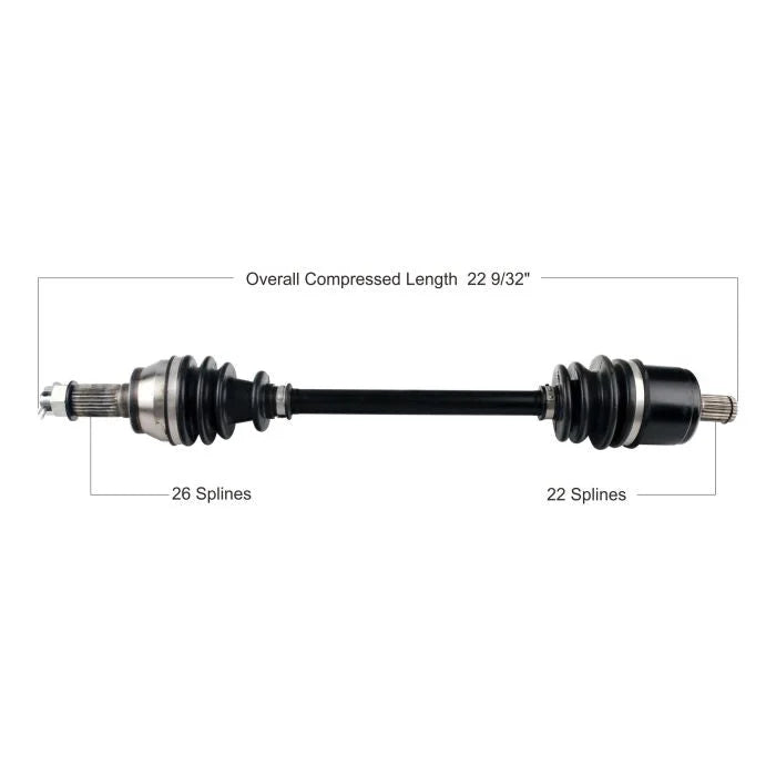 Tytaneum TYTANEUM OE REPLACEMENT CV AXLE FRONT LEFT / RIGHT 813-0179 fits Polaris