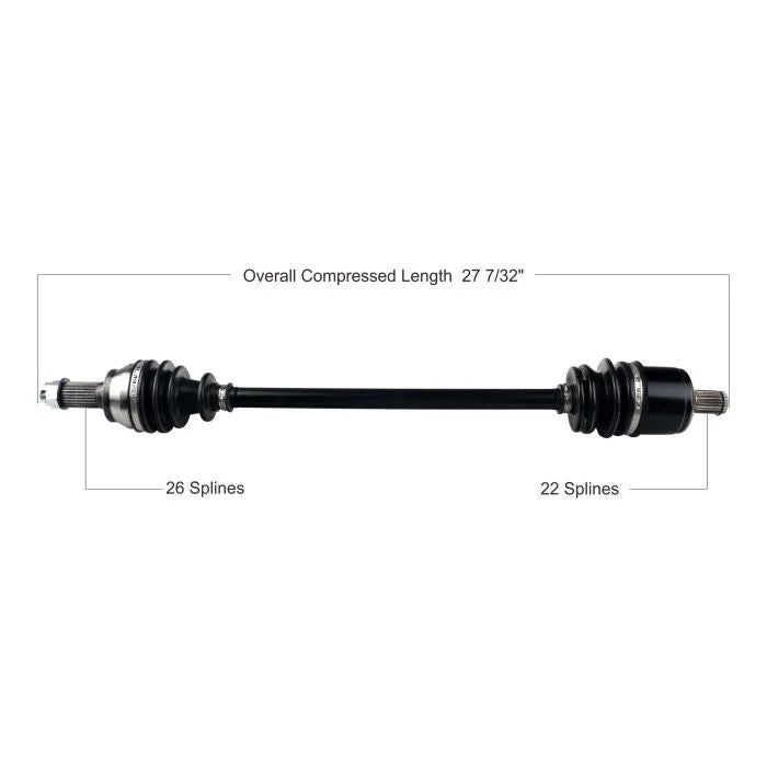 Tytaneum TYTANEUM OE REPLACEMENT CV AXLE FRONT LEFT / RIGHT 813-0180 fits Polaris
