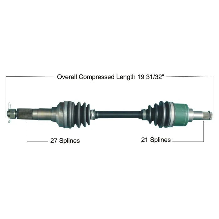 Tytaneum TYTANEUM OE REPLACEMENT CV AXLE FRONT LEFT / RIGHT 813-0202 fits Yamaha
