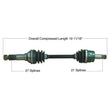 Load image into Gallery viewer, Tytaneum TYTANEUM OE REPLACEMENT CV AXLE FRONT LEFT / RIGHT 813-0203 fits Yamaha