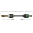 Load image into Gallery viewer, Tytaneum TYTANEUM OE REPLACEMENT CV AXLE FRONT LEFT / RIGHT 813-0211 fits Yamaha