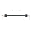 Load image into Gallery viewer, Tytaneum TYTANEUM OE REPLACEMENT CV AXLE FRONT LEFT / RIGHT CAN-7062 fits Can-Am