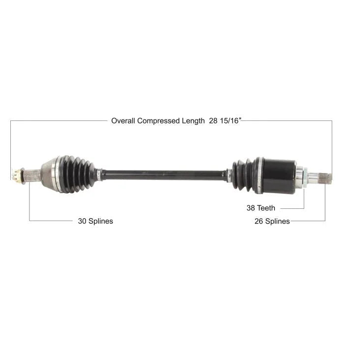 Tytaneum TYTANEUM OE REPLACEMENT CV AXLE FRONT LEFT / RIGHT HON-7051 fits Honda