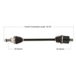 Load image into Gallery viewer, Tytaneum TYTANEUM OE REPLACEMENT CV AXLE FRONT LEFT / RIGHT POL-7088 fits Polaris