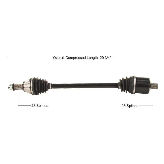 Tytaneum TYTANEUM OE REPLACEMENT CV AXLE FRONT LEFT / RIGHT POL-7088 fits Polaris