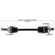 Load image into Gallery viewer, Tytaneum TYTANEUM OE REPLACEMENT CV AXLE FRONT LEFT 813-0005 fits Arctic CAT