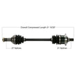 Load image into Gallery viewer, Tytaneum TYTANEUM OE REPLACEMENT CV AXLE FRONT LEFT 813-0010 fits Arctic CAT