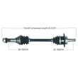 Load image into Gallery viewer, Tytaneum TYTANEUM OE REPLACEMENT CV AXLE FRONT LEFT 813-0040 fits Can-Am
