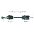 Load image into Gallery viewer, Tytaneum TYTANEUM OE REPLACEMENT CV AXLE FRONT LEFT 813-0041 fits Can-Am