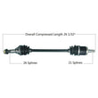 Load image into Gallery viewer, Tytaneum TYTANEUM OE REPLACEMENT CV AXLE FRONT LEFT 813-0043 fits Can-Am