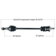 Load image into Gallery viewer, Tytaneum TYTANEUM OE REPLACEMENT CV AXLE FRONT LEFT 813-0046 fits Can-Am
