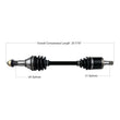 Load image into Gallery viewer, Tytaneum TYTANEUM OE REPLACEMENT CV AXLE FRONT LEFT 813-0054 fits Can-Am