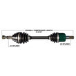 Load image into Gallery viewer, Tytaneum TYTANEUM OE REPLACEMENT CV AXLE FRONT LEFT 813-0062 fits Honda