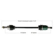Load image into Gallery viewer, Tytaneum TYTANEUM OE REPLACEMENT CV AXLE FRONT LEFT 813-0072 fits Honda