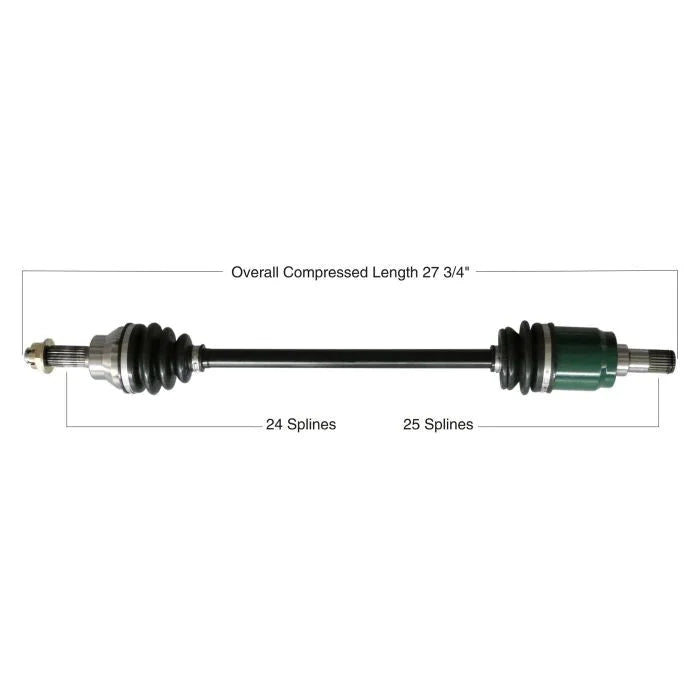Tytaneum TYTANEUM OE REPLACEMENT CV AXLE FRONT LEFT 813-0072 fits Honda
