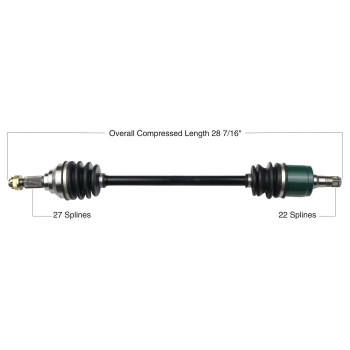 Tytaneum TYTANEUM OE REPLACEMENT CV AXLE FRONT LEFT 813-0089 fits John Deere