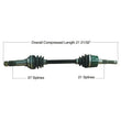 Load image into Gallery viewer, Tytaneum TYTANEUM OE REPLACEMENT CV AXLE FRONT LEFT 813-0195 fits Yamaha
