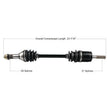 Load image into Gallery viewer, Tytaneum TYTANEUM OE REPLACEMENT CV AXLE FRONT LEFT CAN-7061 fits Can-Am