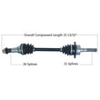 Load image into Gallery viewer, Tytaneum TYTANEUM OE REPLACEMENT CV AXLE FRONT RIGHT 813-0039 fits Can-Am