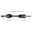 Load image into Gallery viewer, Tytaneum TYTANEUM OE REPLACEMENT CV AXLE FRONT RIGHT 813-0044 fits Can-Am