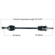 Load image into Gallery viewer, Tytaneum TYTANEUM OE REPLACEMENT CV AXLE FRONT RIGHT 813-0051 fits Can-Am