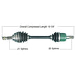 Load image into Gallery viewer, Tytaneum TYTANEUM OE REPLACEMENT CV AXLE FRONT RIGHT 813-0063 fits Honda