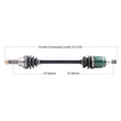 Load image into Gallery viewer, Tytaneum TYTANEUM OE REPLACEMENT CV AXLE FRONT RIGHT 813-0071 fits Honda